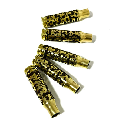 308 WIN Brass Shells Camo Casing 5 Pcs