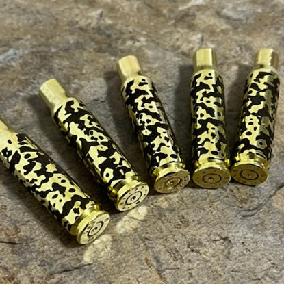 308 WIN Brass Shells Camo Casing 5 Pcs