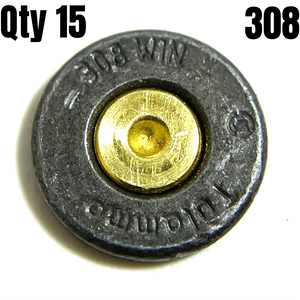 308 WIN Thin Cut Bullet Slices Steel Qty 15 | FREE SHIPPING