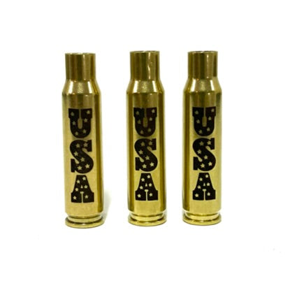 Engraved 308 WIN Brass Shells USA Casing 5 Pcs