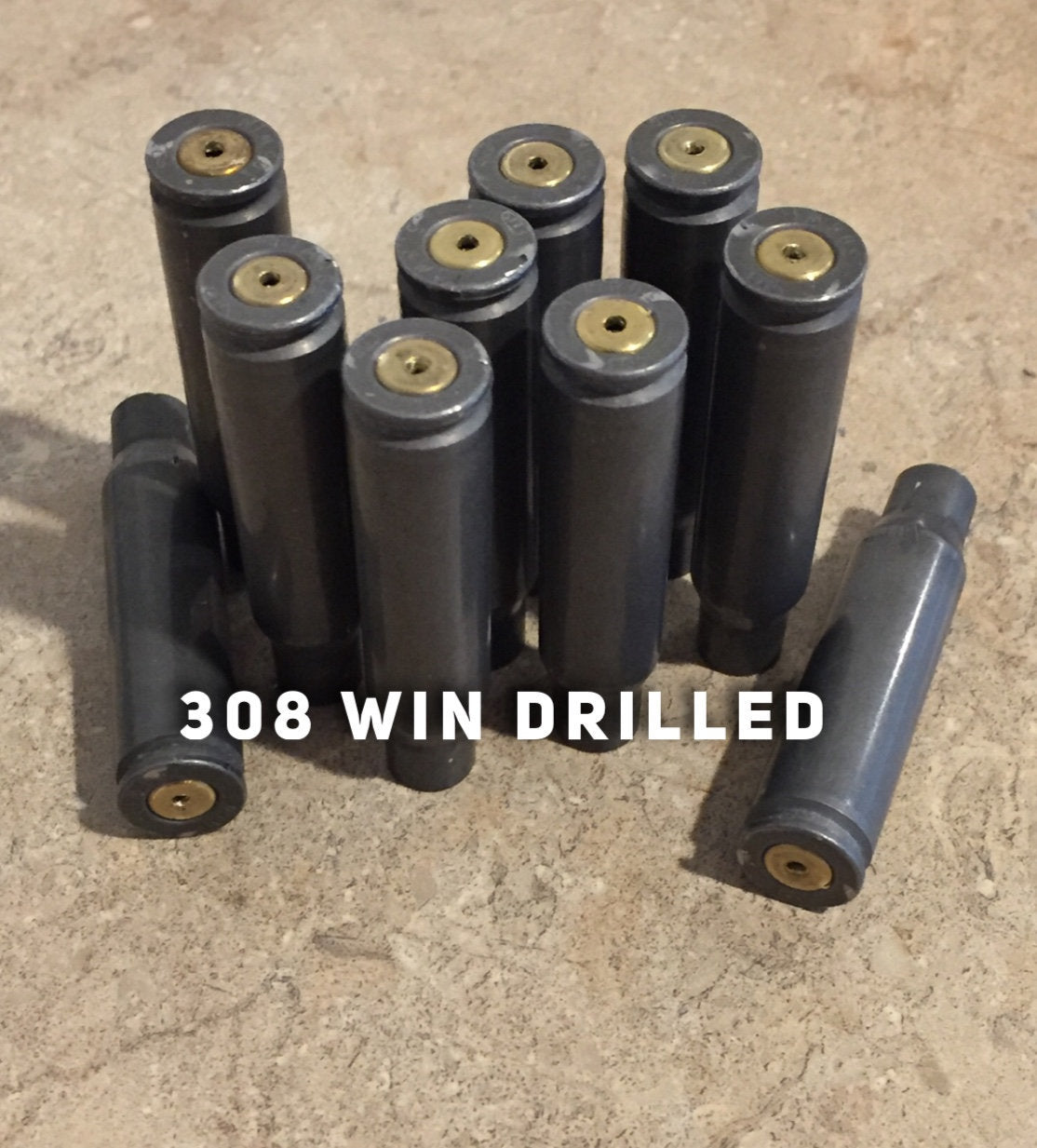 308 Steel Shells Drilled Empty Used Spent Casings 308 WIN