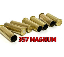 Load image into Gallery viewer, 357 Magnum Empty Brass Shells Spent Casings Ammo Used Cartridges Qty 100 Pcs Free Shipping
