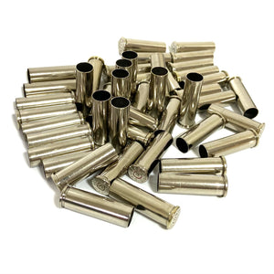 357 Winchester Mag Empty Nickel Shell Casings Used Spent Ammo Cartridges Silver Bullet Jewelry Qty 100 Pcs Free Shipping