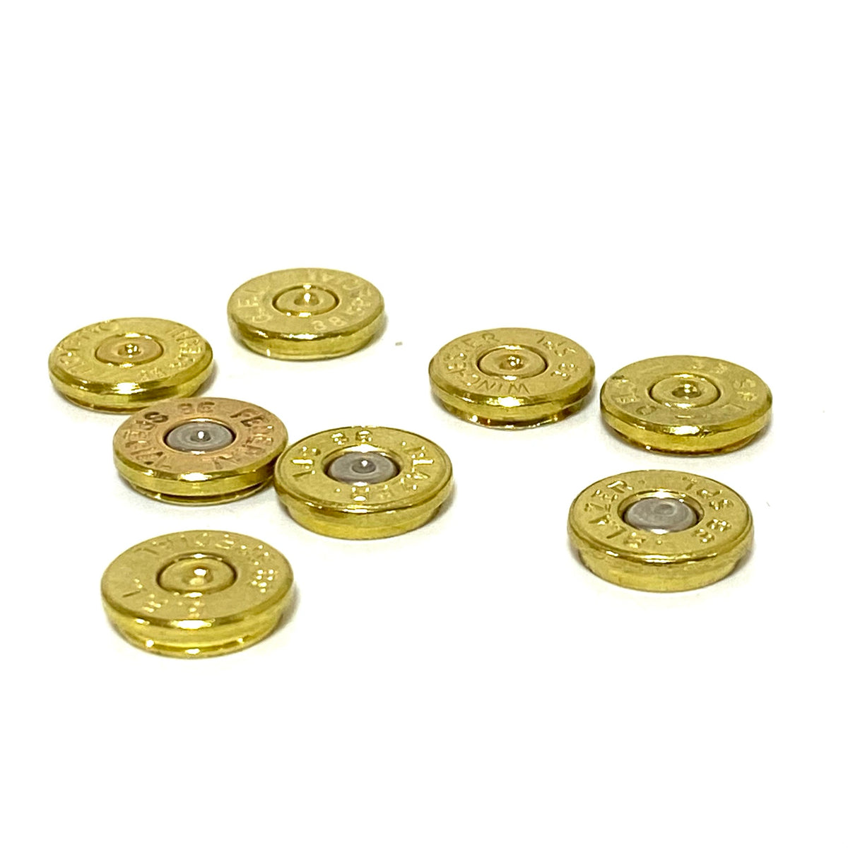 38 Spl Polished Thin Cut Bullet Slices Qty 15