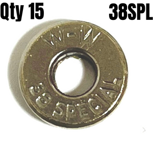 38 Special Deprimed Polished Nickel Bullet Slices