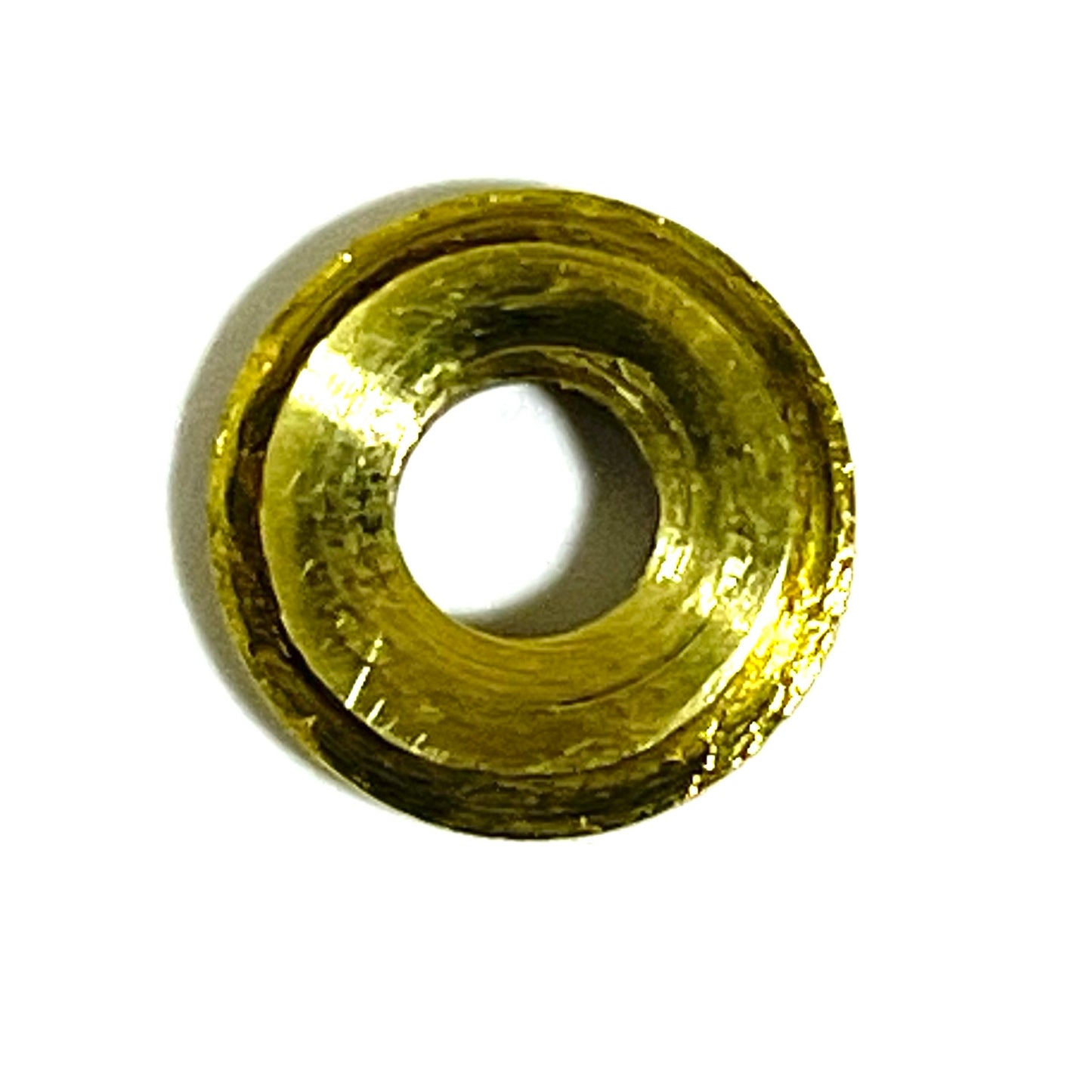 40 Smith & Wesson Thin Brass Polished Slices Deprimed Qty 15