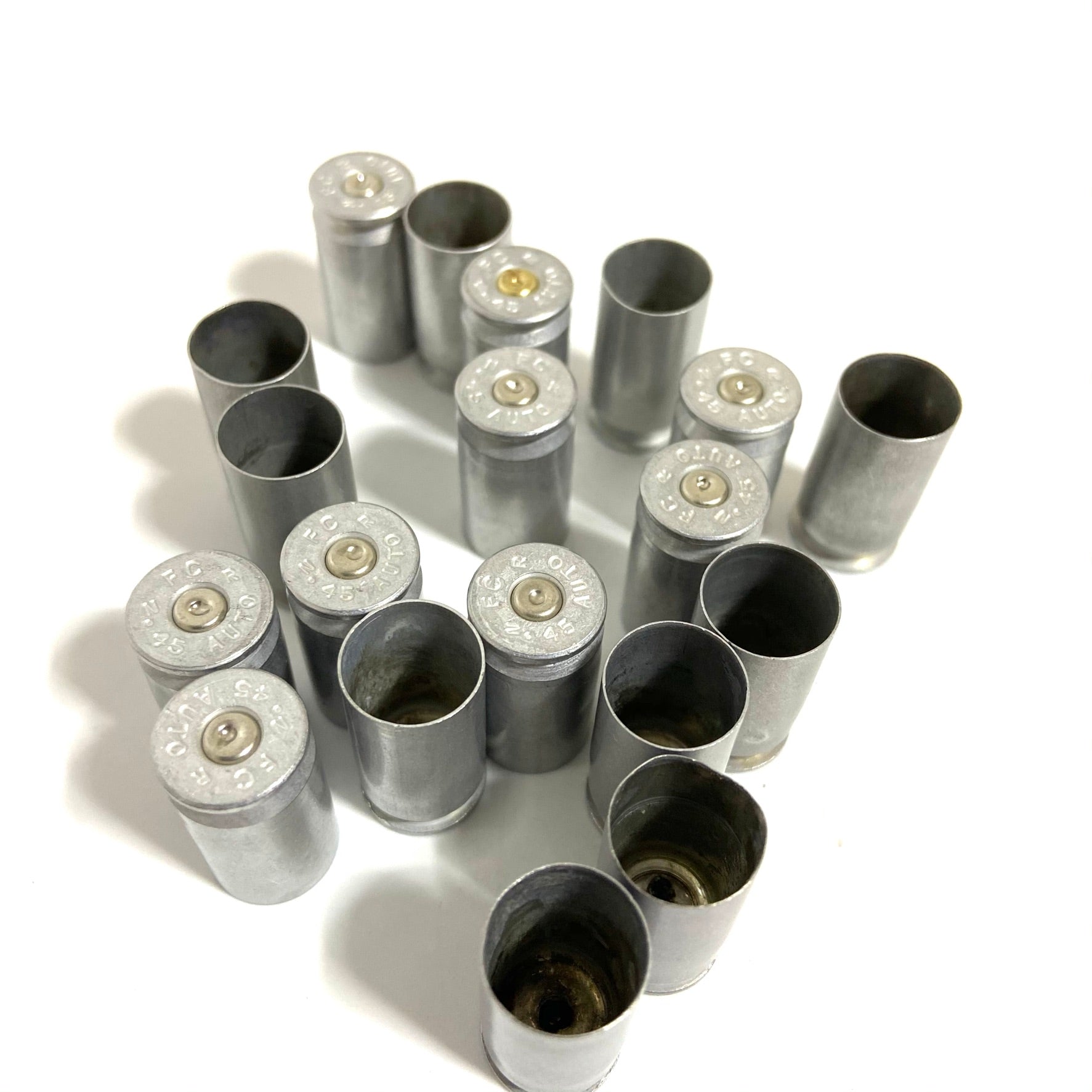Empty Aluminum Shells Casings 45ACP