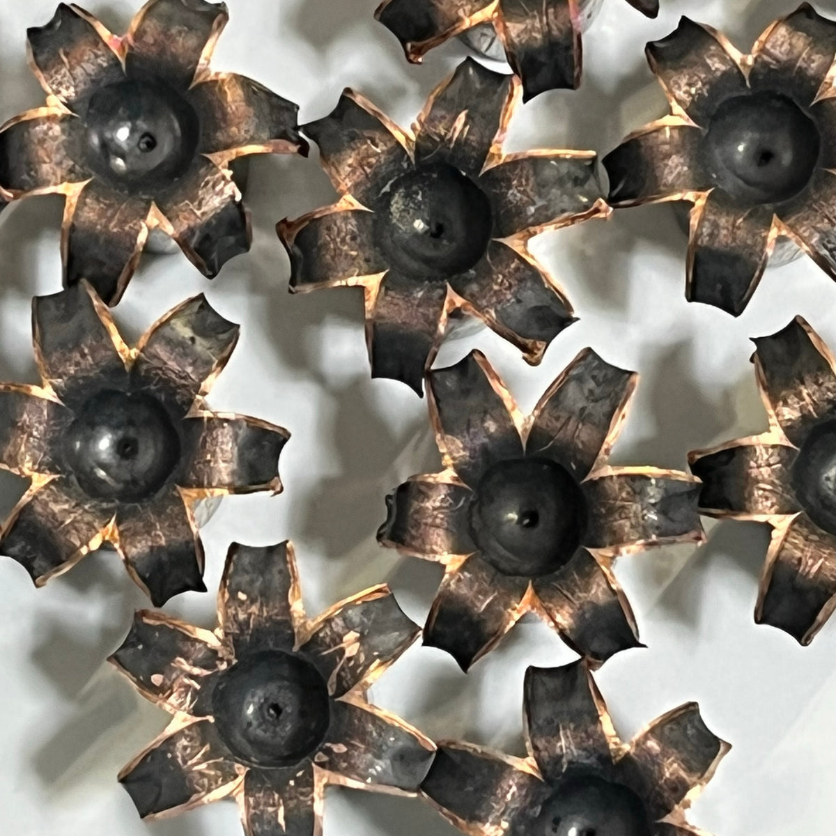 45 ACP Bullet Blossoms Black Copper 3 Pcs