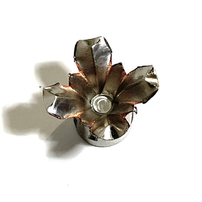 45 ACP Bullet Blossoms Silver Brass 3 Pcs