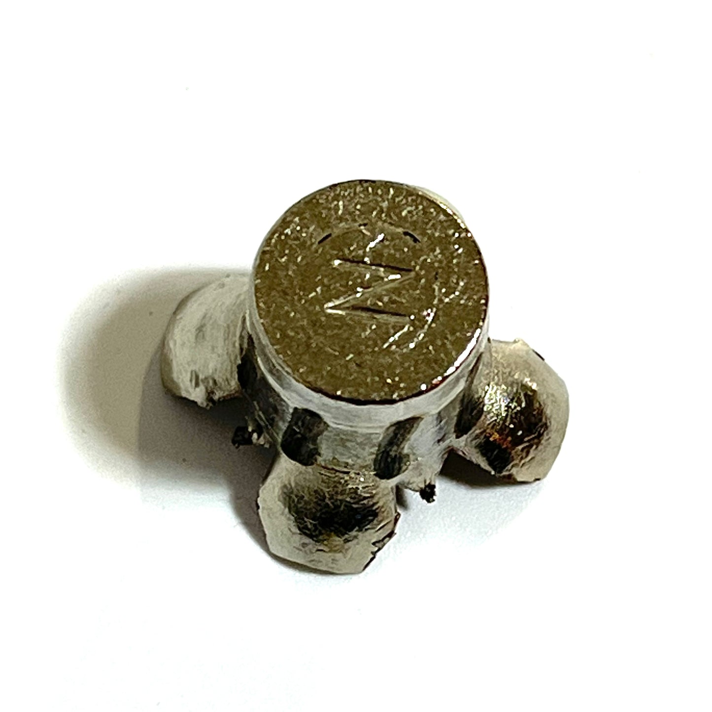 45 ACP Bullet Blossoms Silver Brass 3 Pcs