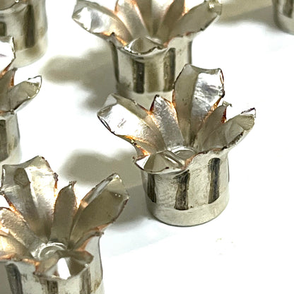 45 ACP Bullet Blossoms Silver Brass 3 Pcs