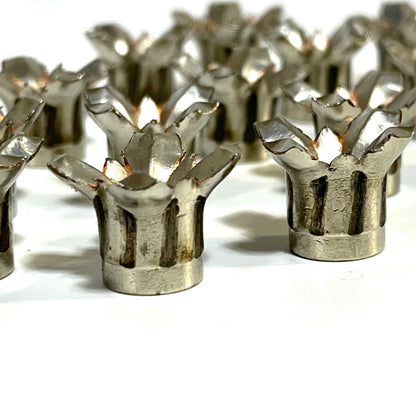45 ACP Bullet Blossoms Silver Brass 3 Pcs