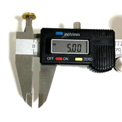 Deprimed 45 ACP Thin Cut Brass Polished Bullet Slices Qty 15