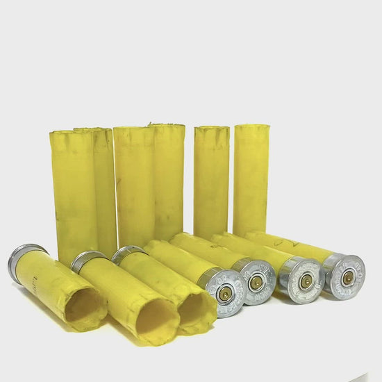 Yellow Shotgun Shells Winchester 20 Gauge Hulls Empty Used Fired 20GA Spent Shot Gun Cartridges Qty 100 Pcs