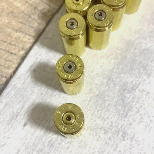 Drilled Bullet Casings 40 Caliber Brass