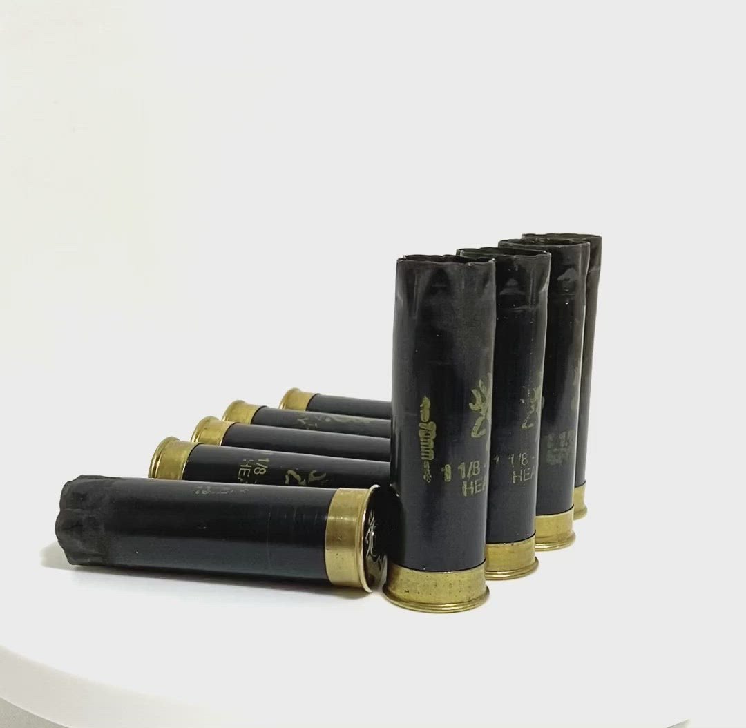 Browning Shotgun Shells 12 Gauge Empty Black Hulls Once Fired Spent 12
