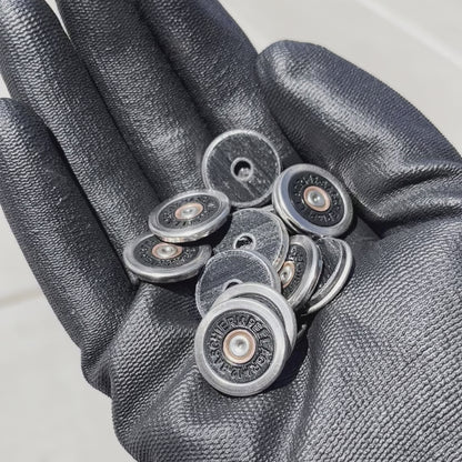 Baschieri & Pellagri 12GA Black & Silver Shotgun Slices | 15 pcs