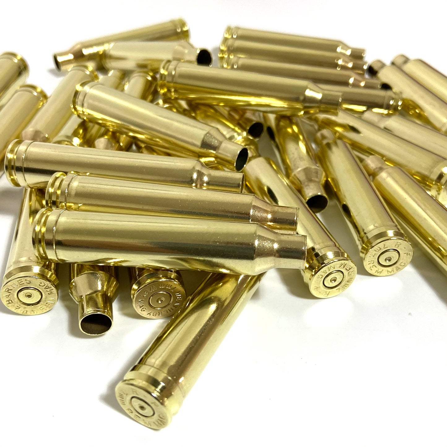 7MM Remington Mag Empty Spent Brass Bullet Casings Tumbled Cleaned Polished Used Fired Shells Qty 10 | FREE SHIPPING