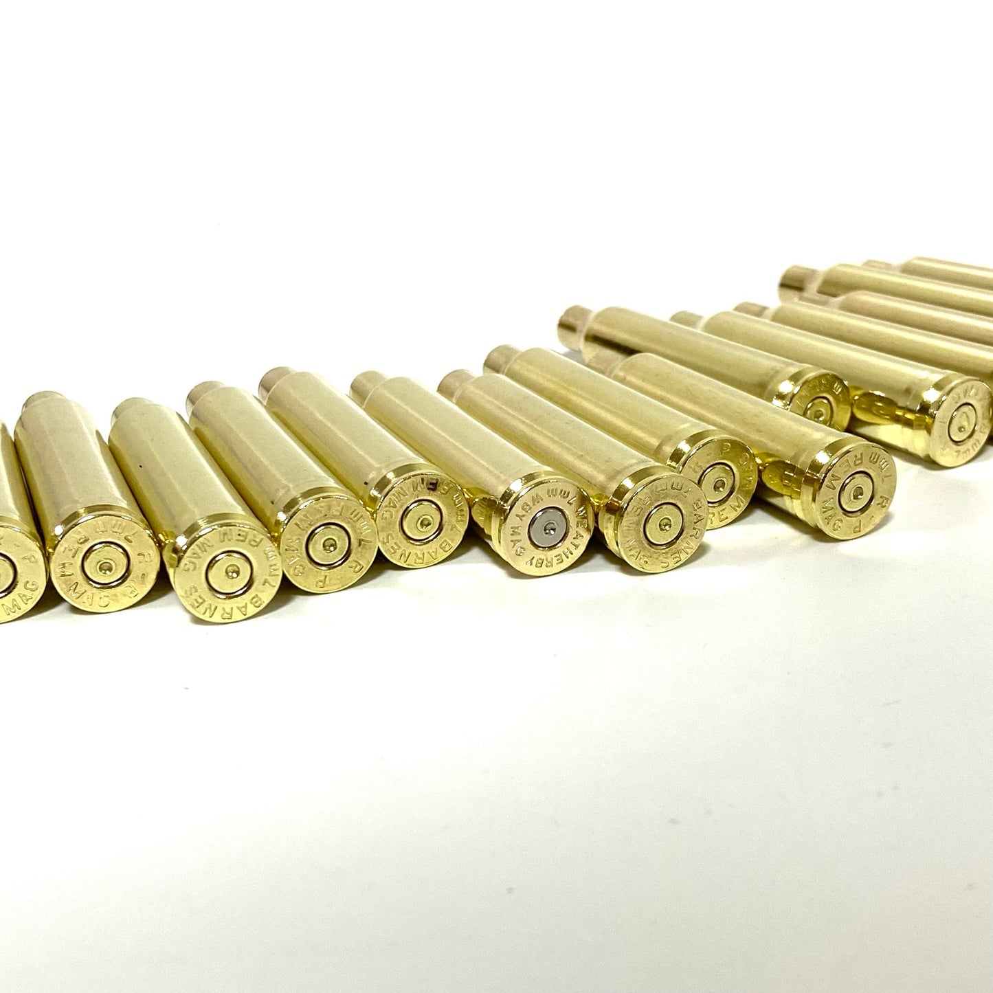 7MM Remington Mag Empty Spent Brass Bullet Casings Tumbled Cleaned Polished Used Fired Shells Qty 10 | FREE SHIPPING