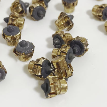 9MM Bullet Flowers Fired Bullets Copper Gray Qty 3 Pcs - Free Shipping