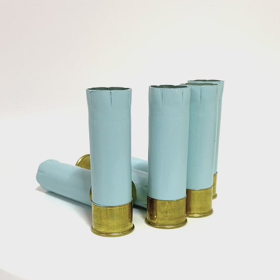 Light Blue Shotgun Shells For DIY Wedding Boutonnieres