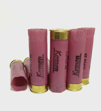 Load and play video in Gallery viewer, Pink Salmon Shotgun Shell 12 Gauge Empty Pink 12GA Hulls Shotshells Spent Casings Shot Gun Ammo Cartridges DIY Ammo Crafts 10 Pcs | FREE SHIPPING
