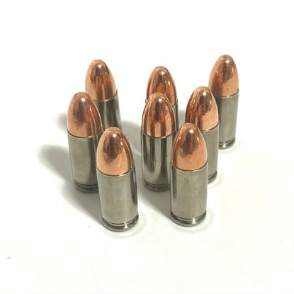 Fake 9MM Dummy Brass Rounds