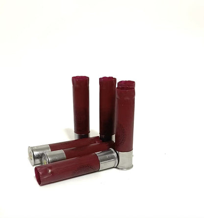 Dark Red 28 Gauge Empty Shotgun Shells High Brass 50 Pcs - FREE SHIPPING
