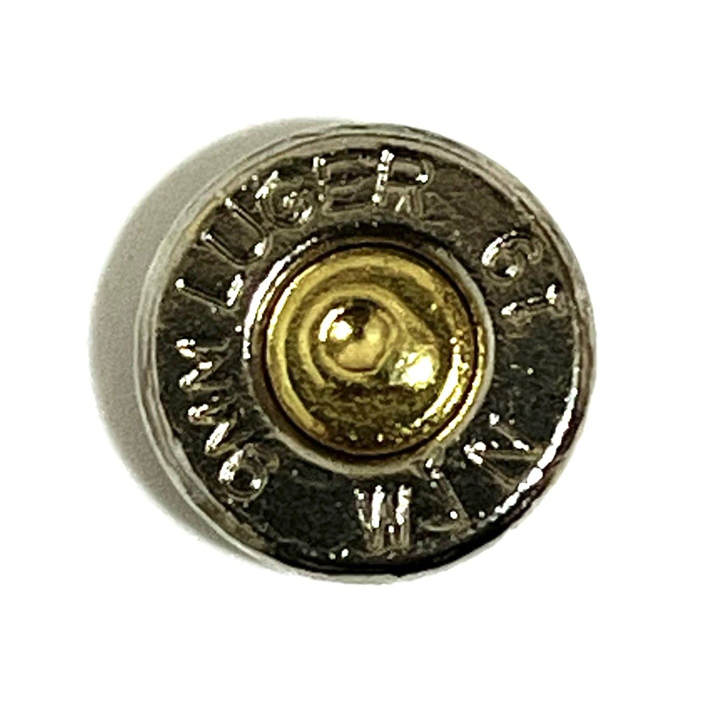 9MM Nickel Thin Cut Bullet Slices Polished Qty 15