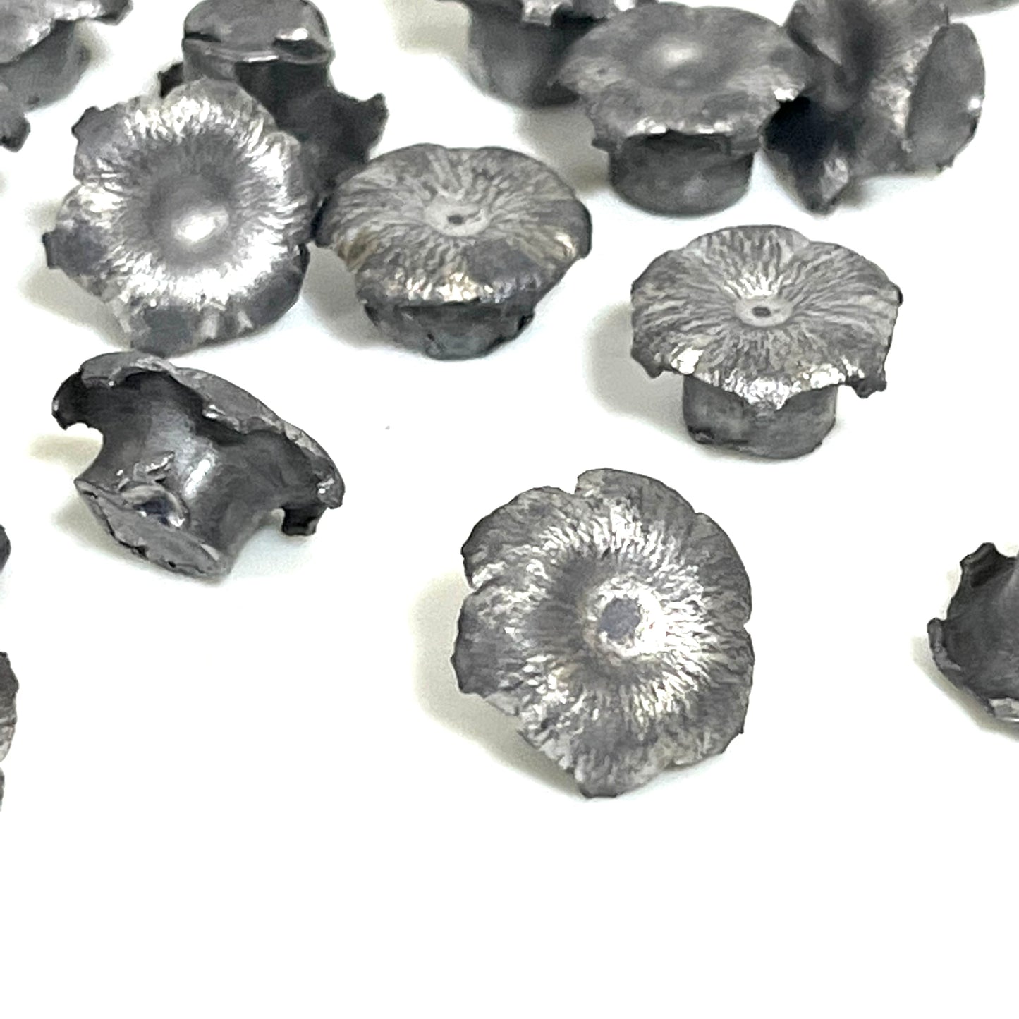 9MM Bullet Blossoms Silver Gray Qty 3 Pcs
