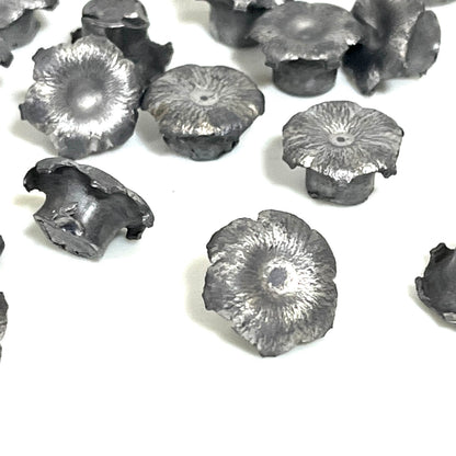 9MM Bullet Blossoms Silver Gray Qty 3 Pcs