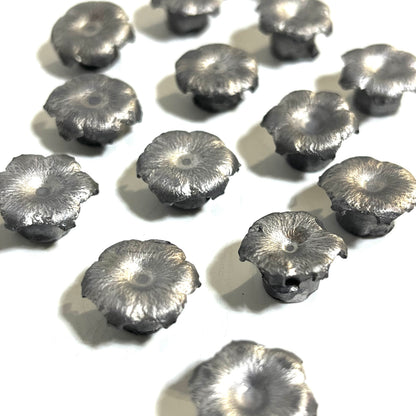 9MM Bullet Blossoms Silver Gray Qty 3 Pcs