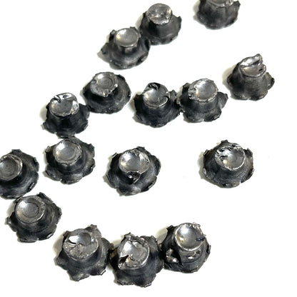 9MM Bullet Blossoms Silver Gray Qty 3 Pcs