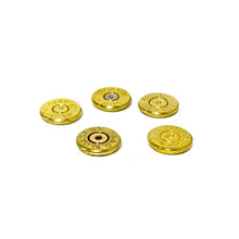Load image into Gallery viewer, 45 ACP Thin Cut Brass Bullet Slices Polished Qty 15 | FREE SHIPPING
