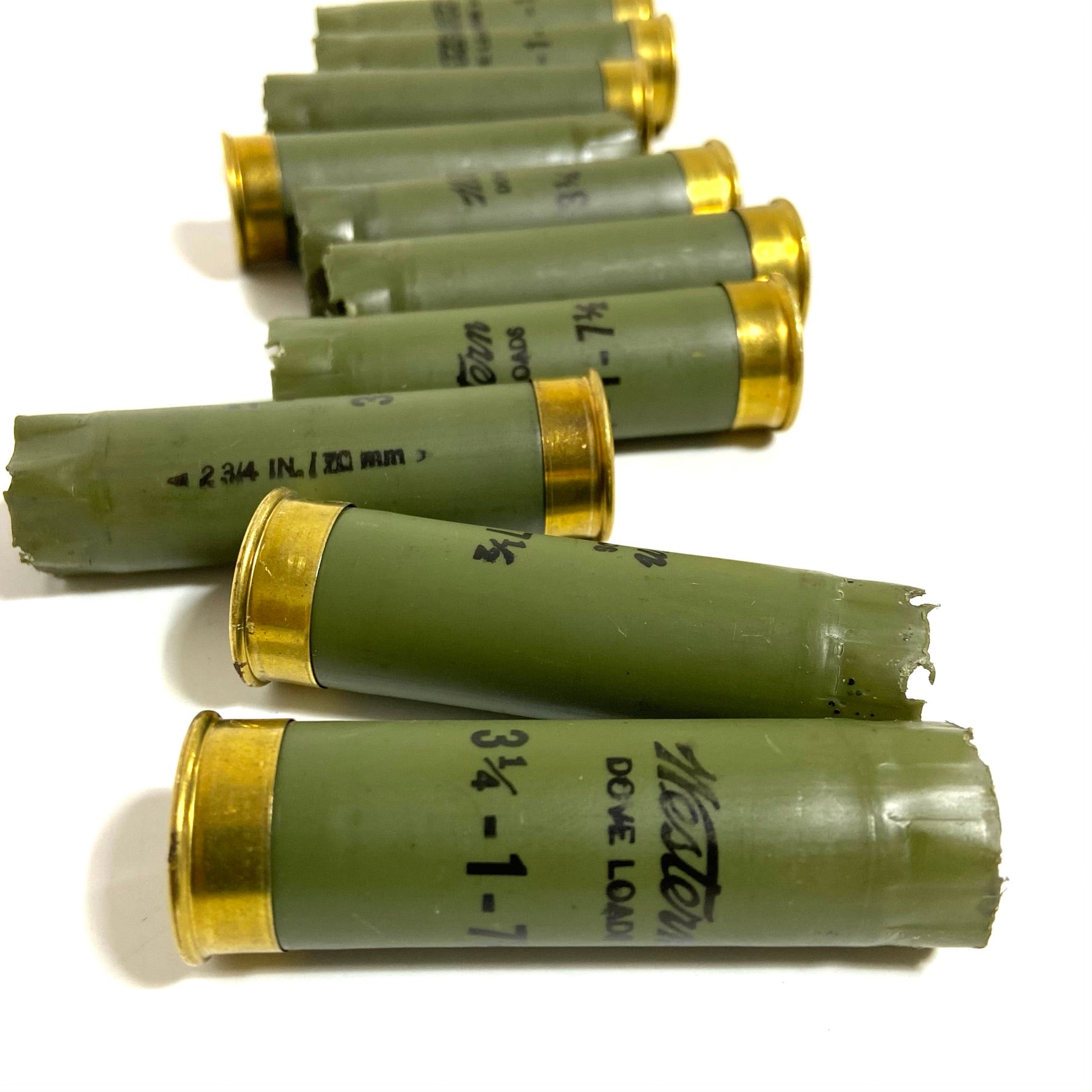 Green Shotgun Shells 12 Gauge Spent Hulls Remington Express 12GA