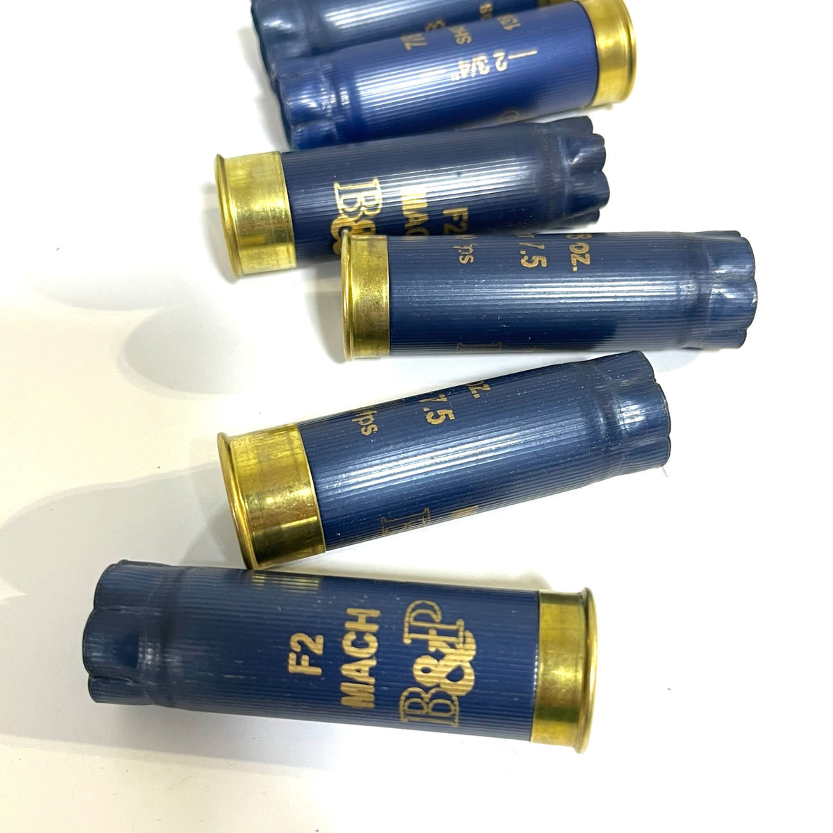 Empty Gun Shells Blue 12 Gauge Empty Shotgun Shells with Unique Headstamps for Crafting ...