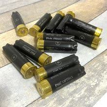 Load image into Gallery viewer, Black 12 Gauge Empty Shotgun Shells 12GA Hulls Used 
