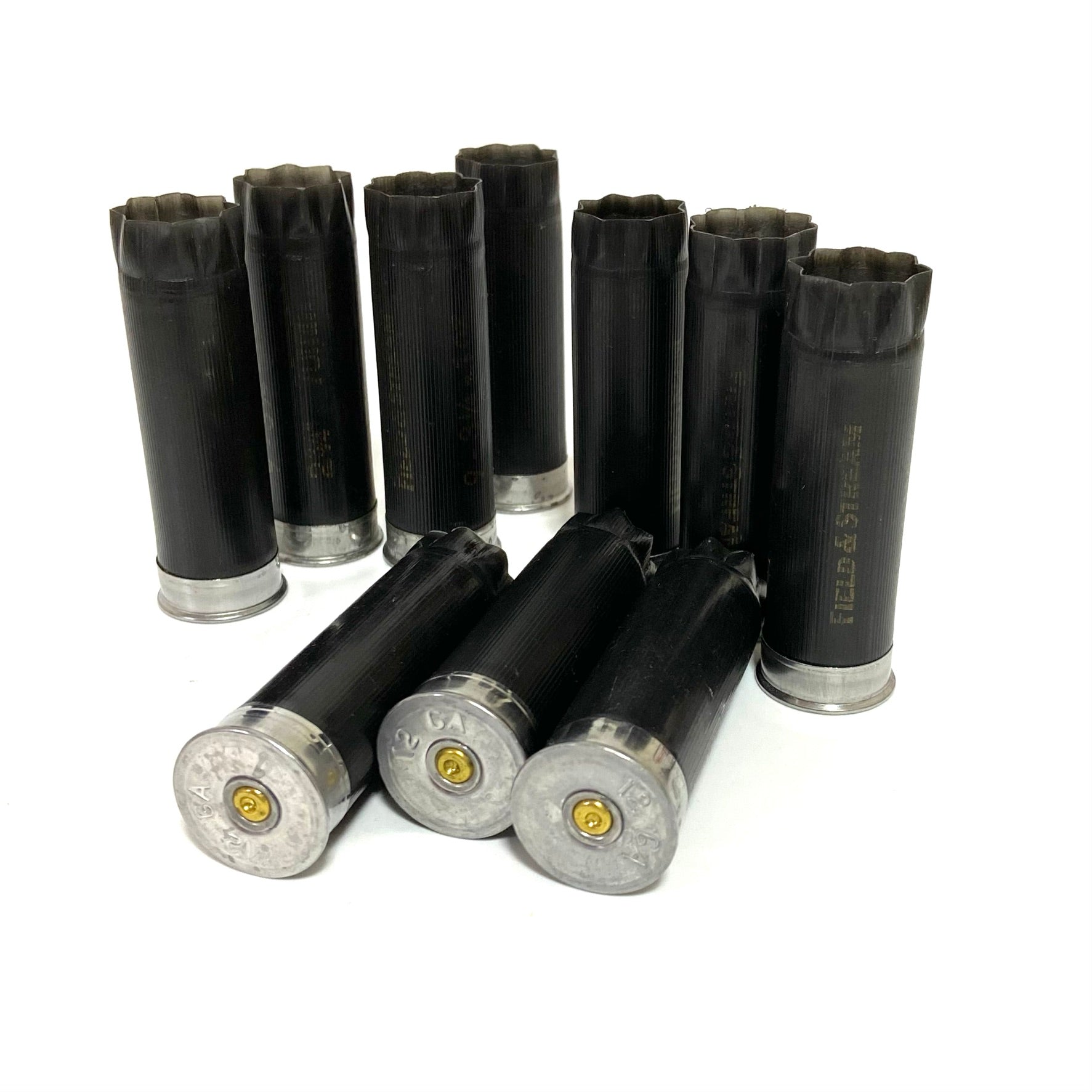 Once Fired 12GA Hulls Black