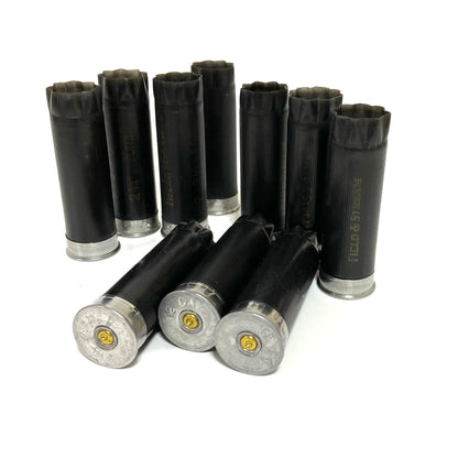 Once Fired 12GA Hulls Black