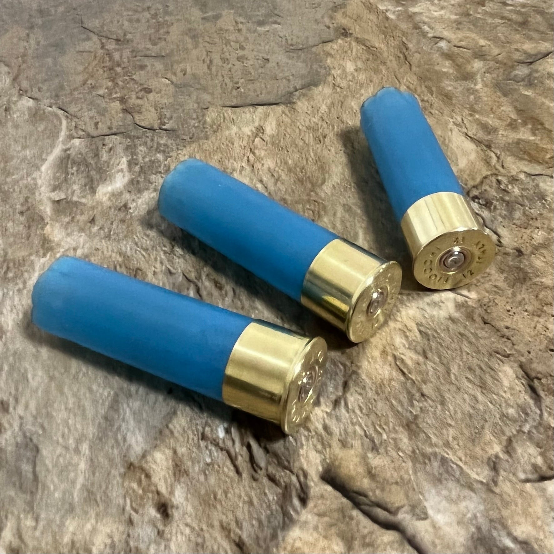 Blank Light Blue High Brass Shotgun Shells 12 Gauge Blank Hulls No Mar ...
