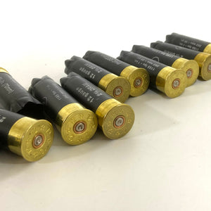 Black 12 Gauge Empty Shotgun Shells 12GA Hulls