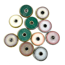 Load image into Gallery viewer, Shotgun Shell Slices 12 Gauge Silver and Gold 50 Pcs | FREE SHIPPING
