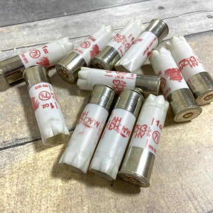 Once Fired 12GA Hulls White