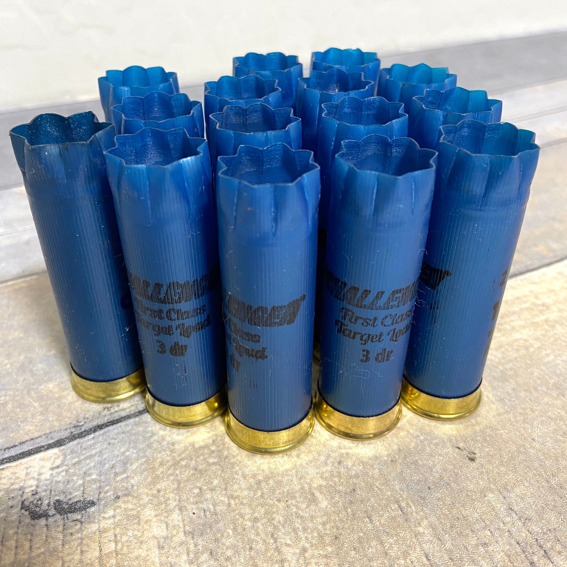 Electric Blue Shotgun Shells 12 Gauge Hulls Fired Spent Casings Diy Boutonnieres