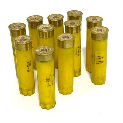 DIY Shotgun Shell Boutonnieres Yellow Gold