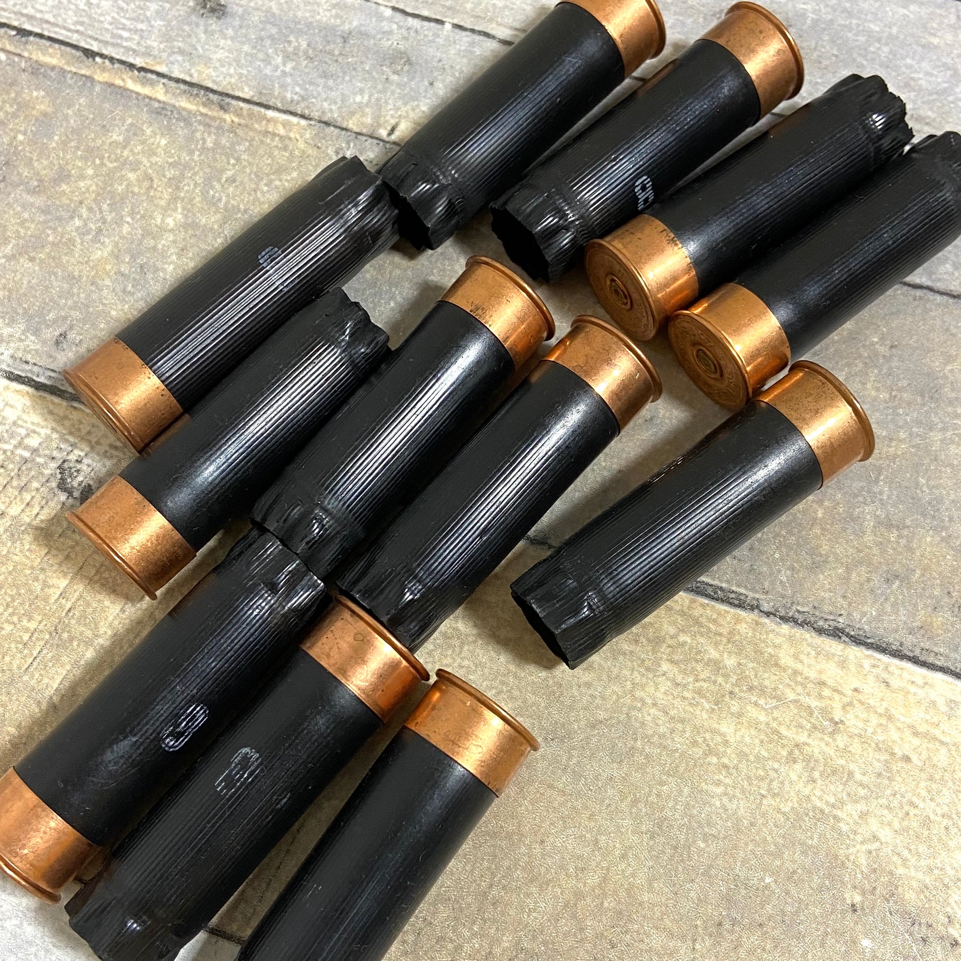 Remington Peters Empty Shotgun Shells Black Hulls Used Fired Spent Cartridges 12GA Casings Shotshells 12 Gauge Ammo Crafts 12 Pcs