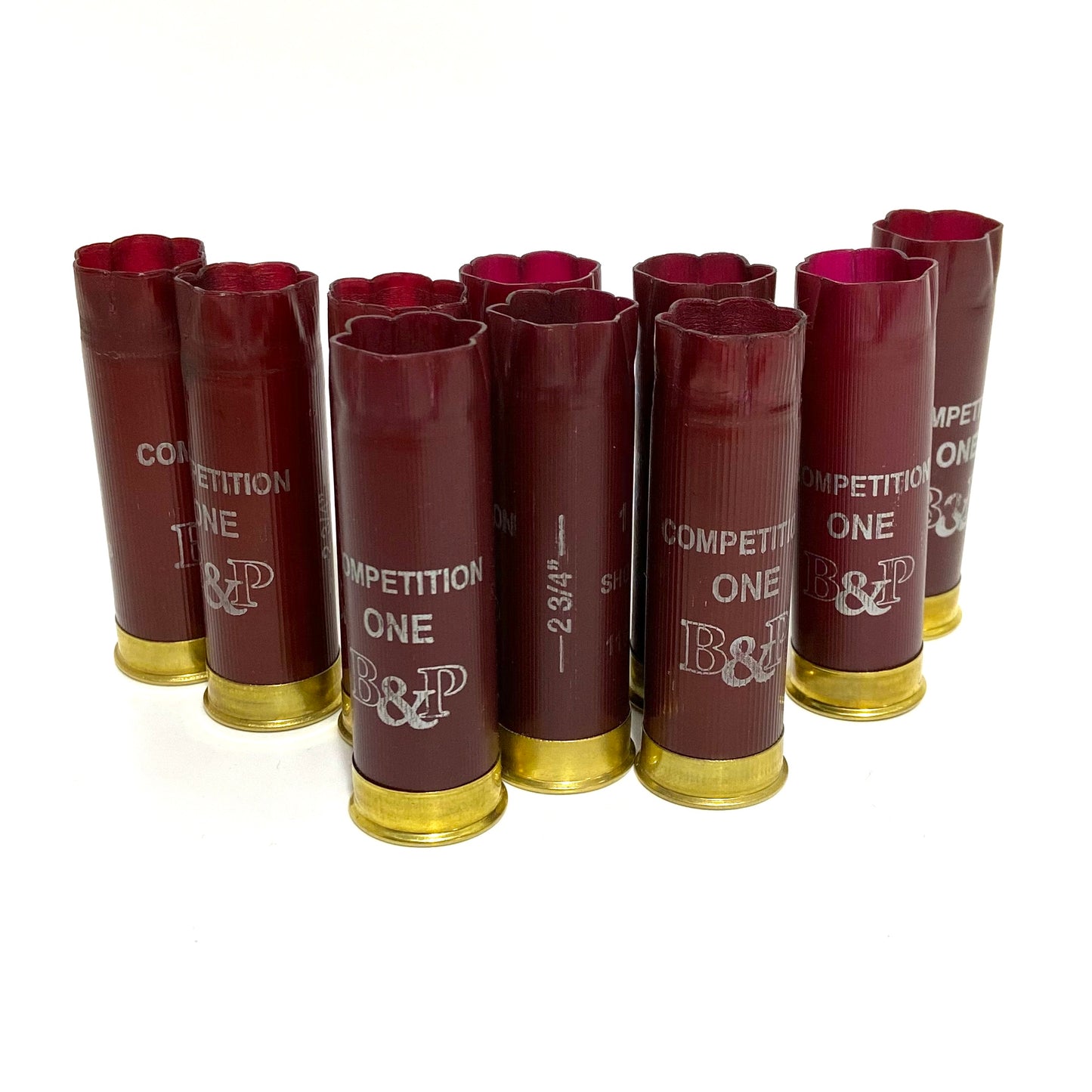 Red Burgundy Empty Shotgun Shells 12 Gauge Dark Red 12GA Hulls 