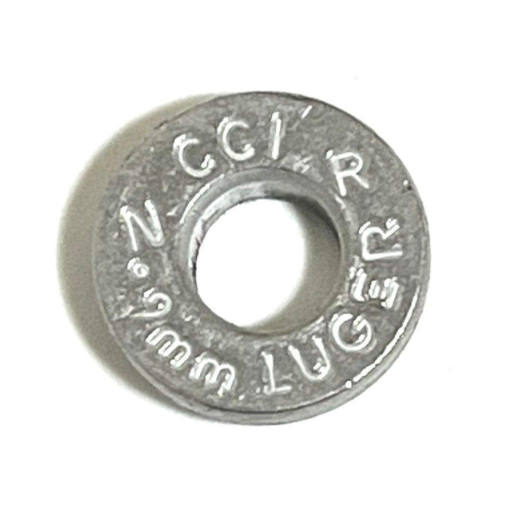 Deprimed Aluminum 9MM Bullet Slices
