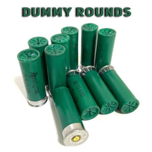 Load image into Gallery viewer, 12 Gauge Green Dummy Ammo Rounds Shotgun Shells
