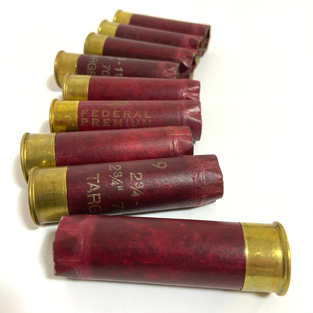 Red Shotgun Shells 12GA Federal Gold Medal Paper Hulls 12 Gauge –
